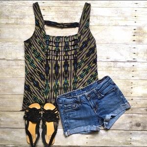 Anthropologie Edme & Esyllte Chiminu Kata Ikat Top